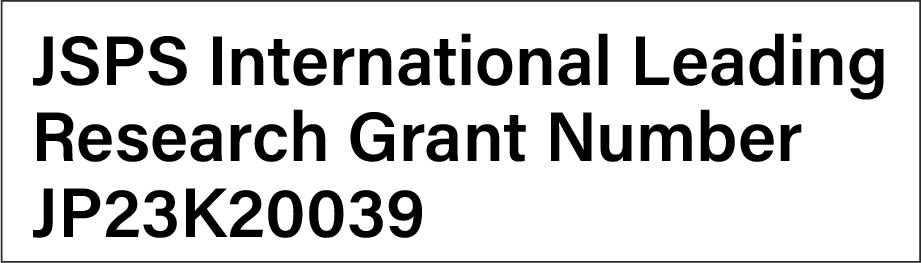 JSPS International Leading Research Grant Number JP23K20039